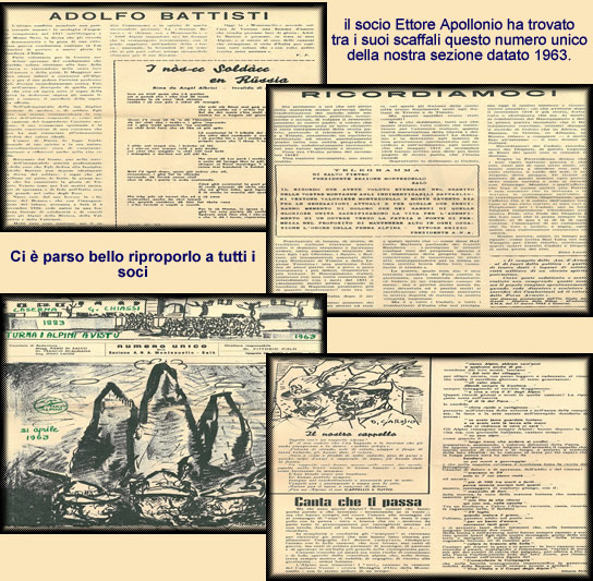 numero unico anno 1963